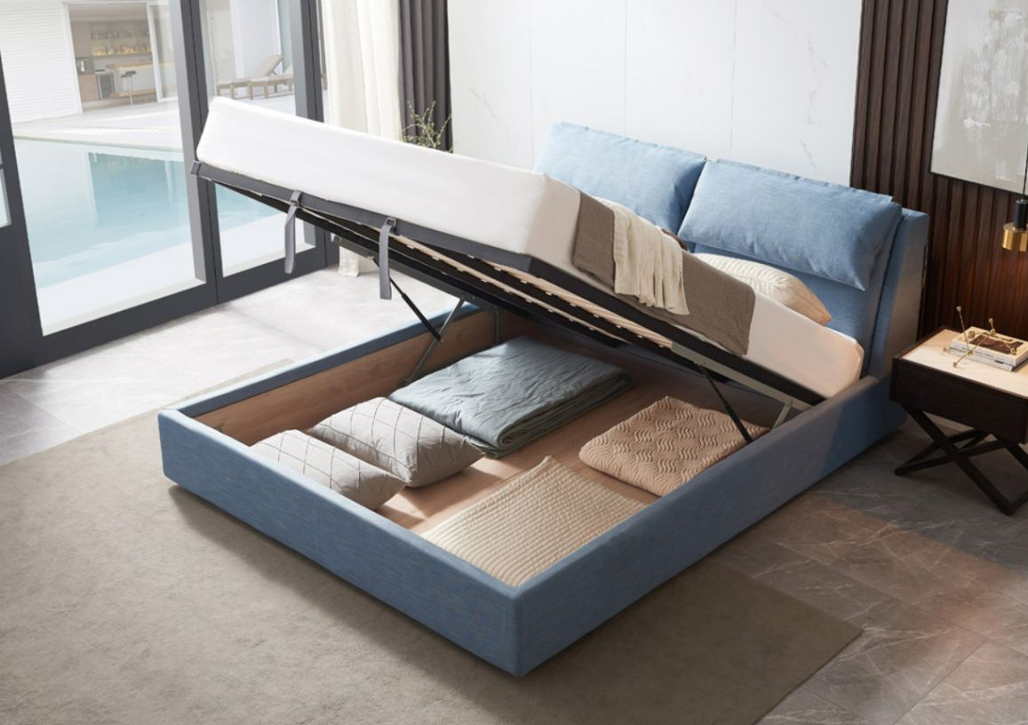 小卧室选择这款爱依瑞斯布艺床 让卧室变得更宽敞