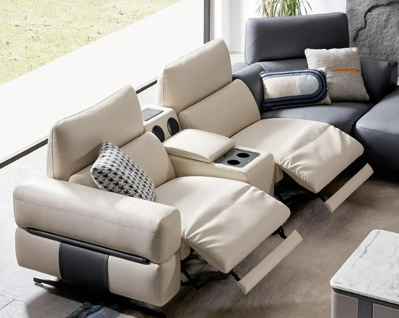 爱依瑞斯功能皮沙发，舒适、时尚、实用一个都不少