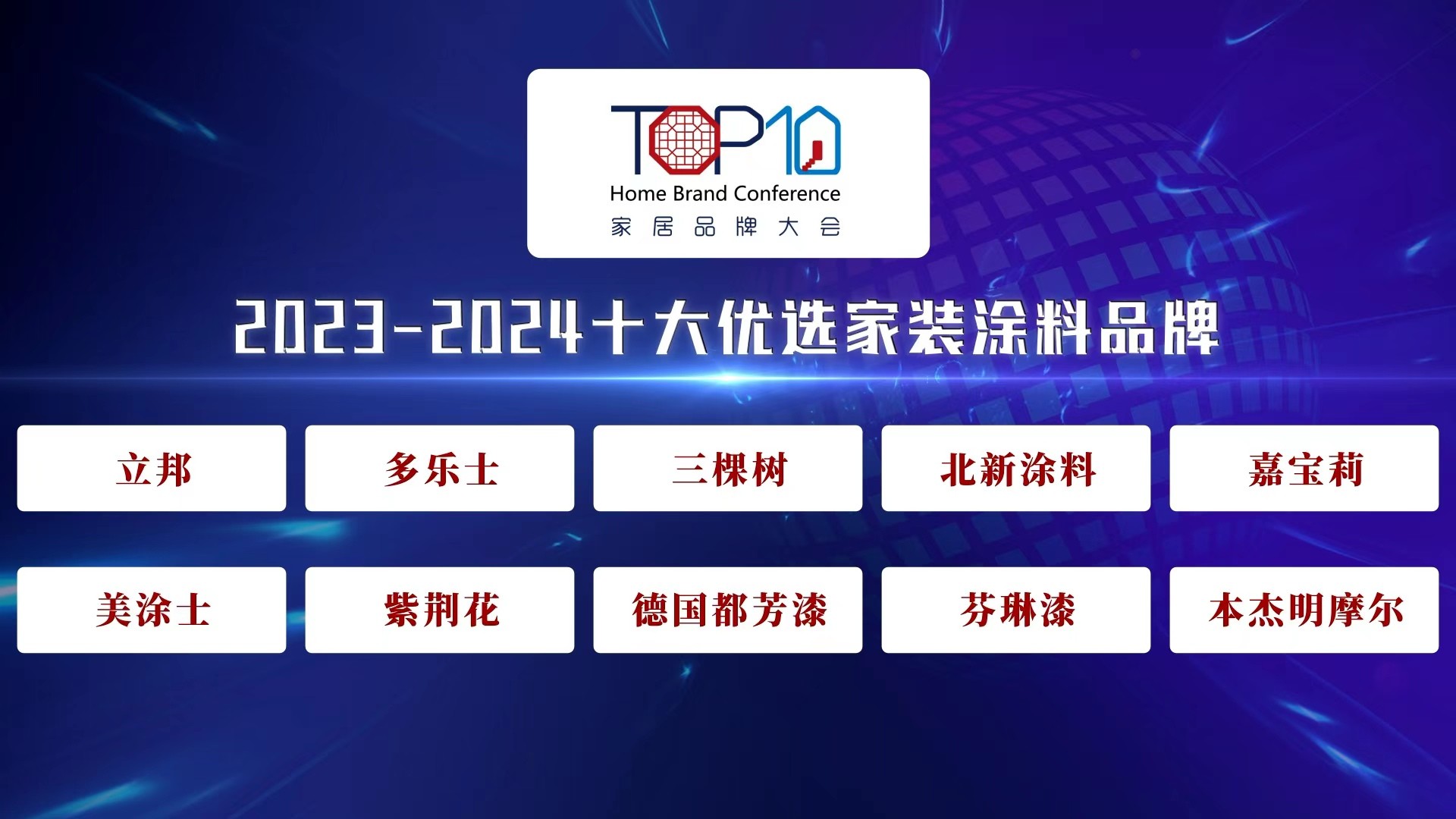 2023-2024十大优选家装涂料品牌公开发布